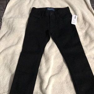Boys size 6 slim black jeans pants NWT